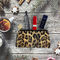 Organizador cosmético Bag del PVC del leopardo multifuncional