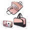 PU portátil personalizada Tote Bag cosmético de la prenda impermeable del bolso del maquillaje